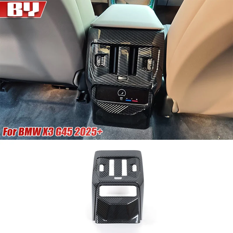 

Задняя вентиляционная панель, накладка из углеродного волокна, АБС-пластик для BMW X3 G45 2025 +, аксессуары для салона автомобиля