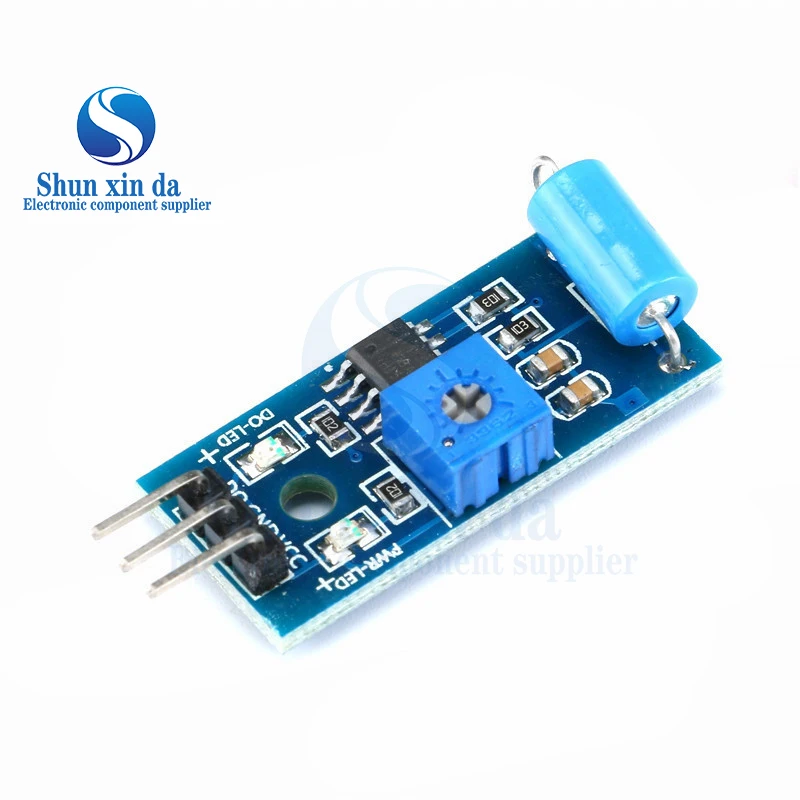Модуль датчика вибрации нормально закрытого типа Модуль датчика сигнализации Вибрационный переключатель SW-420 для Arduino
