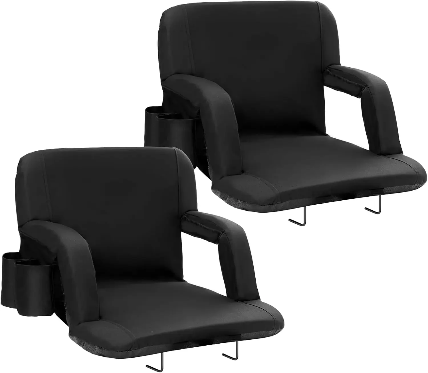 

Stadium Seat with Back Support, Wide Bleacher Seat Backs, Folding Padded Cushion Stadium Chair