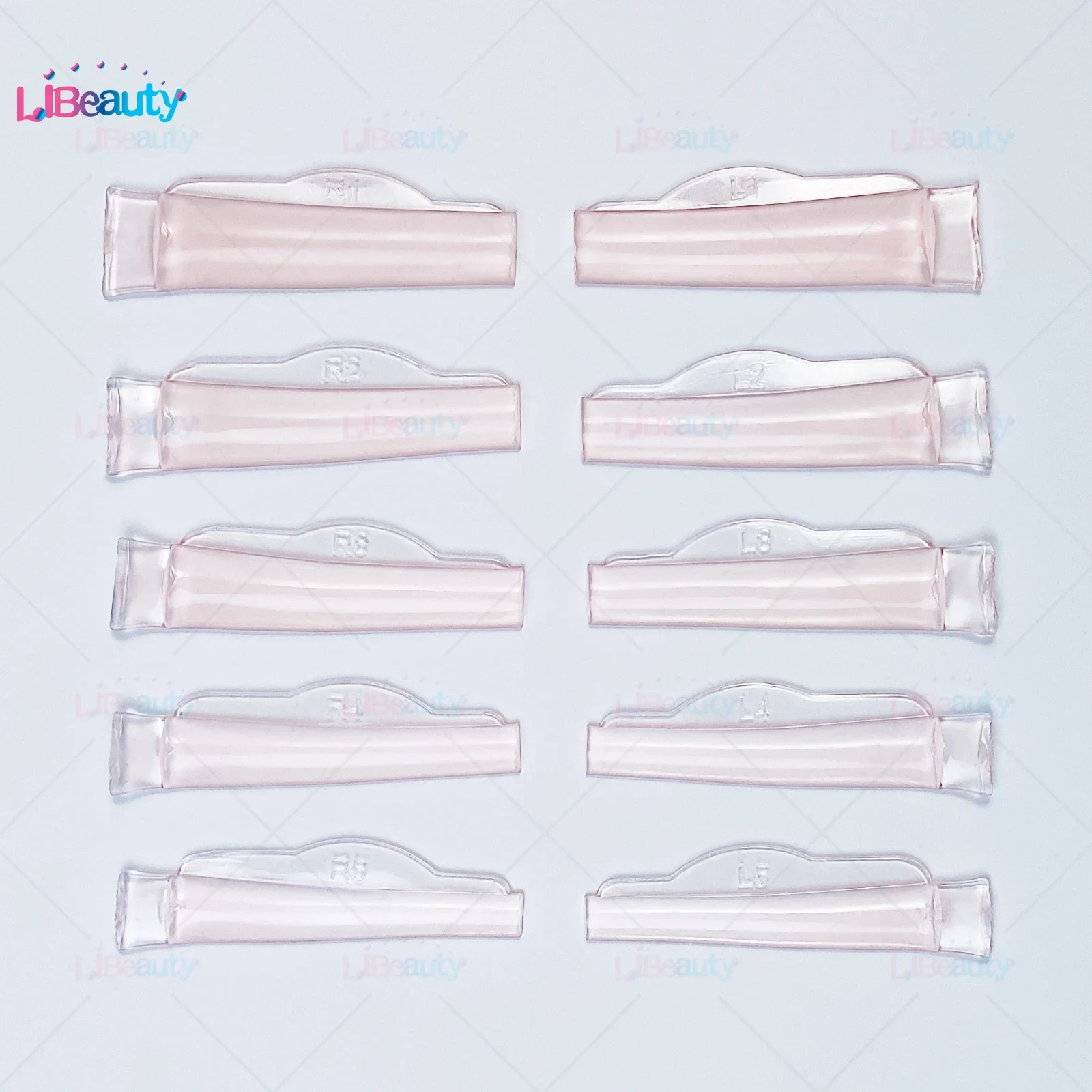 Libeauty Different Curl Silicone Eyelash Perm Pads Sticky Lashes Rods Shield Lifting 3D Eyelash Curler Accessories Makeup Tools