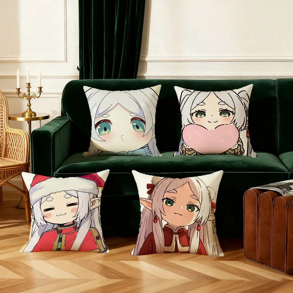 B-beyond j-journey chibi e-end cushion cover Bedroom living room sofa Christmas decorations soft Pillowcase with zipper