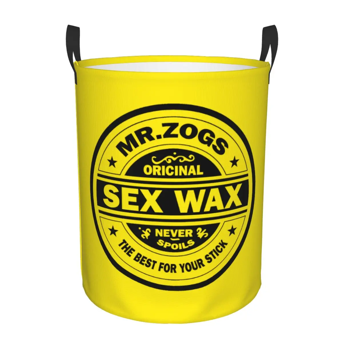 Custom Mr Zogs Sex Wax Laundry Basket Foldable Clothes Hamper for Baby Kids Toys Storage Bin