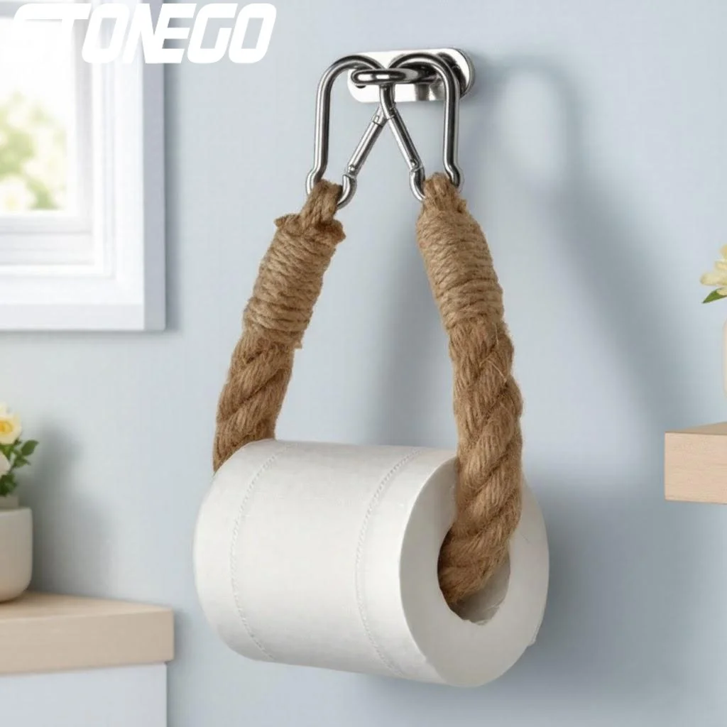 

Vintage Wall Mounted Toilet Paper Holder Bathroom Towel Organizer Home Decor Stylish Functional Design