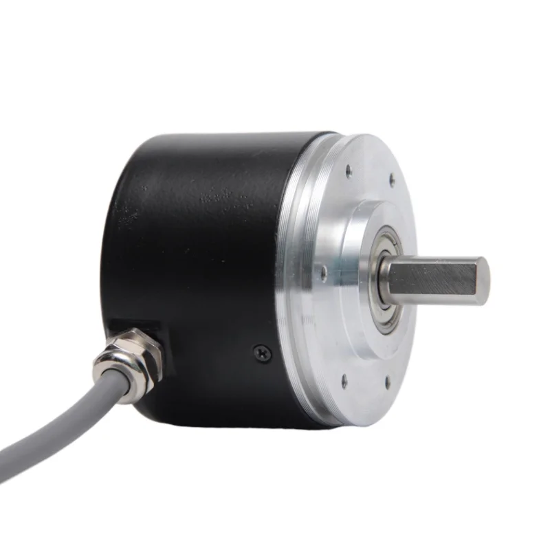 Multi-turn absolute encoder, the number of turns can be selected 256 1024 4096 mechanical gear, power-off memory