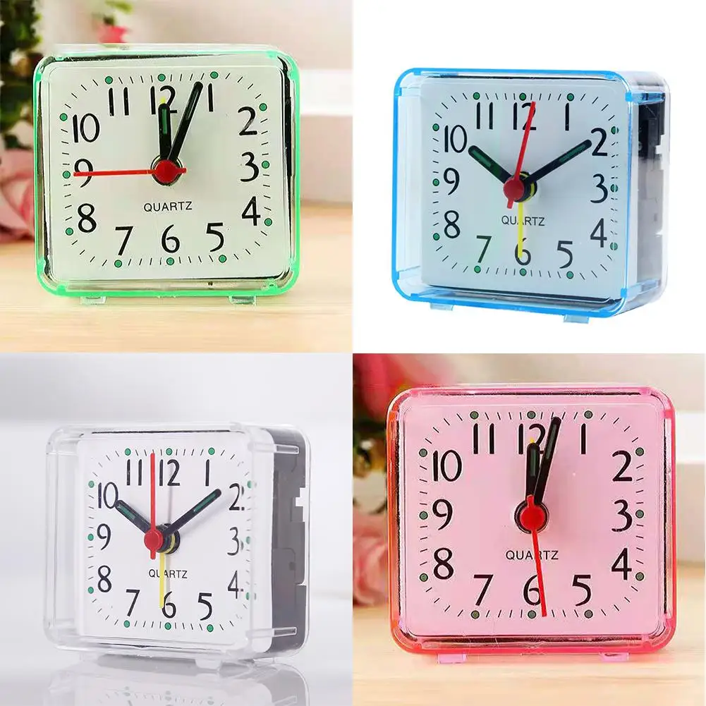 1pc Portable Mini Digital Alarm Clock Children Student Bedside Wake Up Morning Alarm Clock  Mini Timer With Beeping Sound