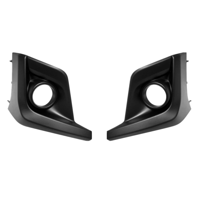 1 Pair For Subaru XV Crosstrek 2018 2019 2020 Front Bumper Fog Lamp Frame Cover Fog Light Trim Bezel Cap