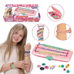 Bracelet Making Kit Children Friendship Diy Braiding Bracelet Jewelry Arts Crafts Toys Party Favors for Girls Creative Kids Gift