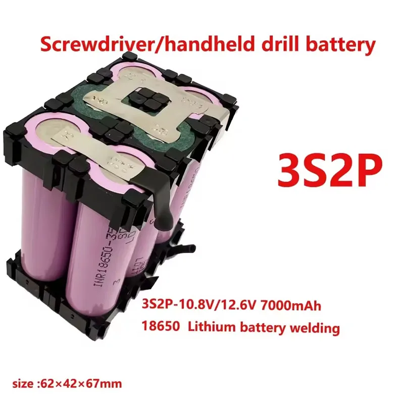 2S1P 3S2P 4S1P~5S2P 6S2P 18650-35E battery pack custom 18650-35E battery welding 3500mAh / 7000mah battery pack 7.4V to 25.2v