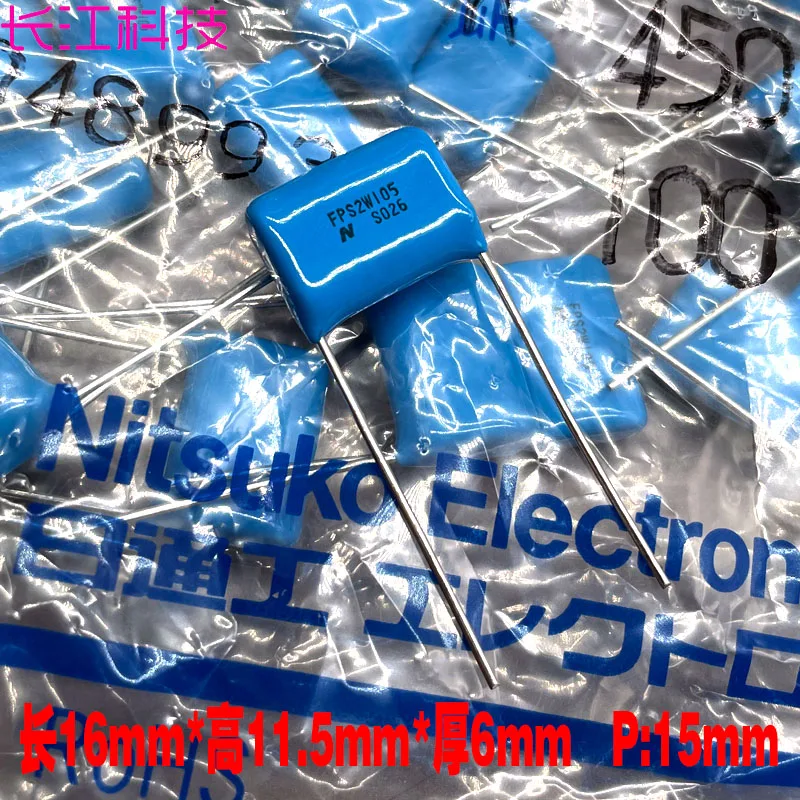 

100pcs/Nikko CBB 105 1uf 1.0uf 450v 400v high-frequency thin film capacitor