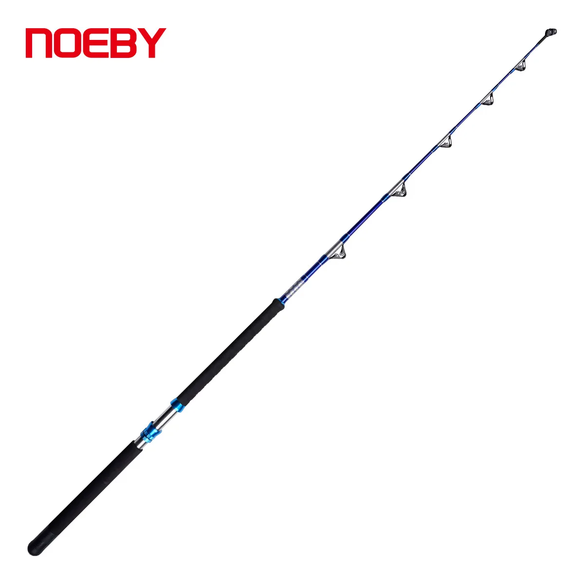 Imagem -06 - Noeby Convencional Pesca Marítima Rod Trolling Rods Reta de Alumínio Butt E-vidro Todo o Rolo Heavy Duty 50120lb 183 m