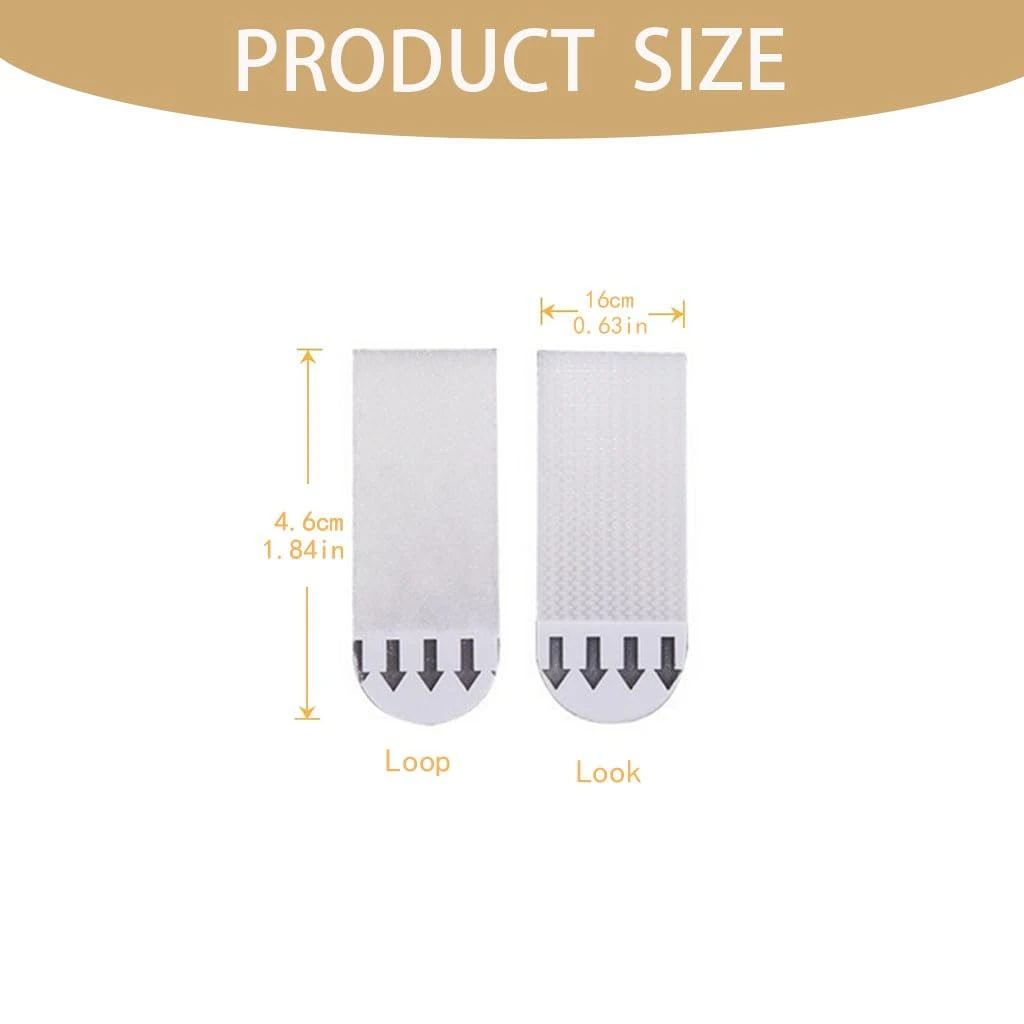 Strong Self-adhesive Fastener Tapes Easy To Use Non Trace Punch-free Adhesive Buckle Accessories Picture Frame Fixed