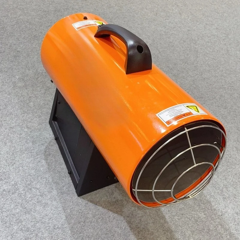 Liquefied gas heater drying