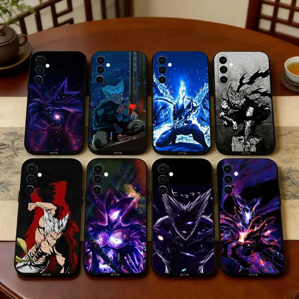 O-One-Punch M-Man G-Garou Phone Case Black Silicone Soft For Samsung Galaxy A73,A72,A71,A70,A53,A52,A51