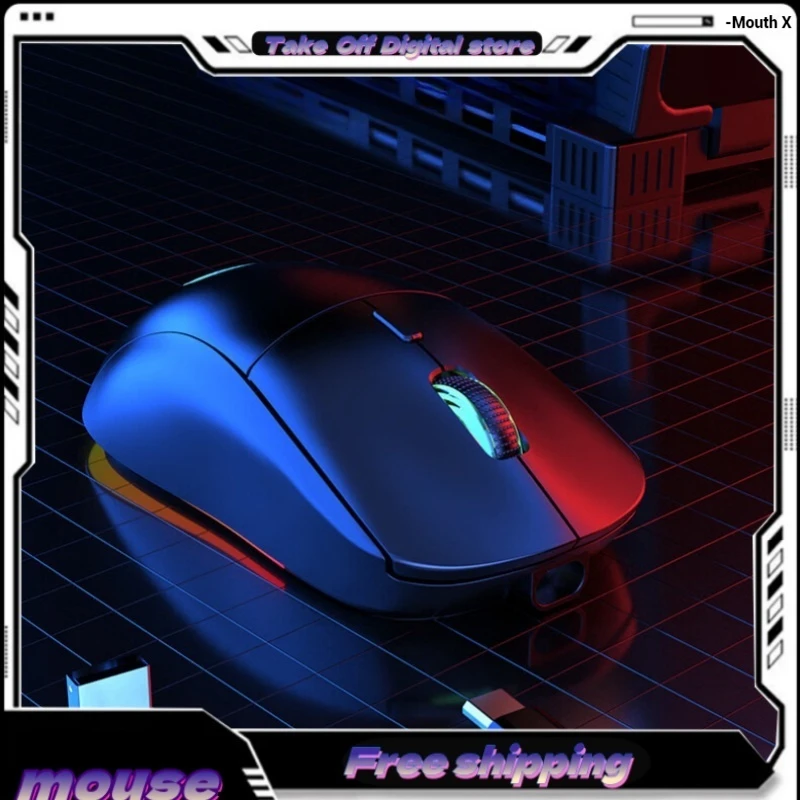 G301 Wireless Dual-Modes Game Mouse 4-Speed Dpi E-Sports Long Battery Life Standby Laptop Desktop Computer Home Games Office