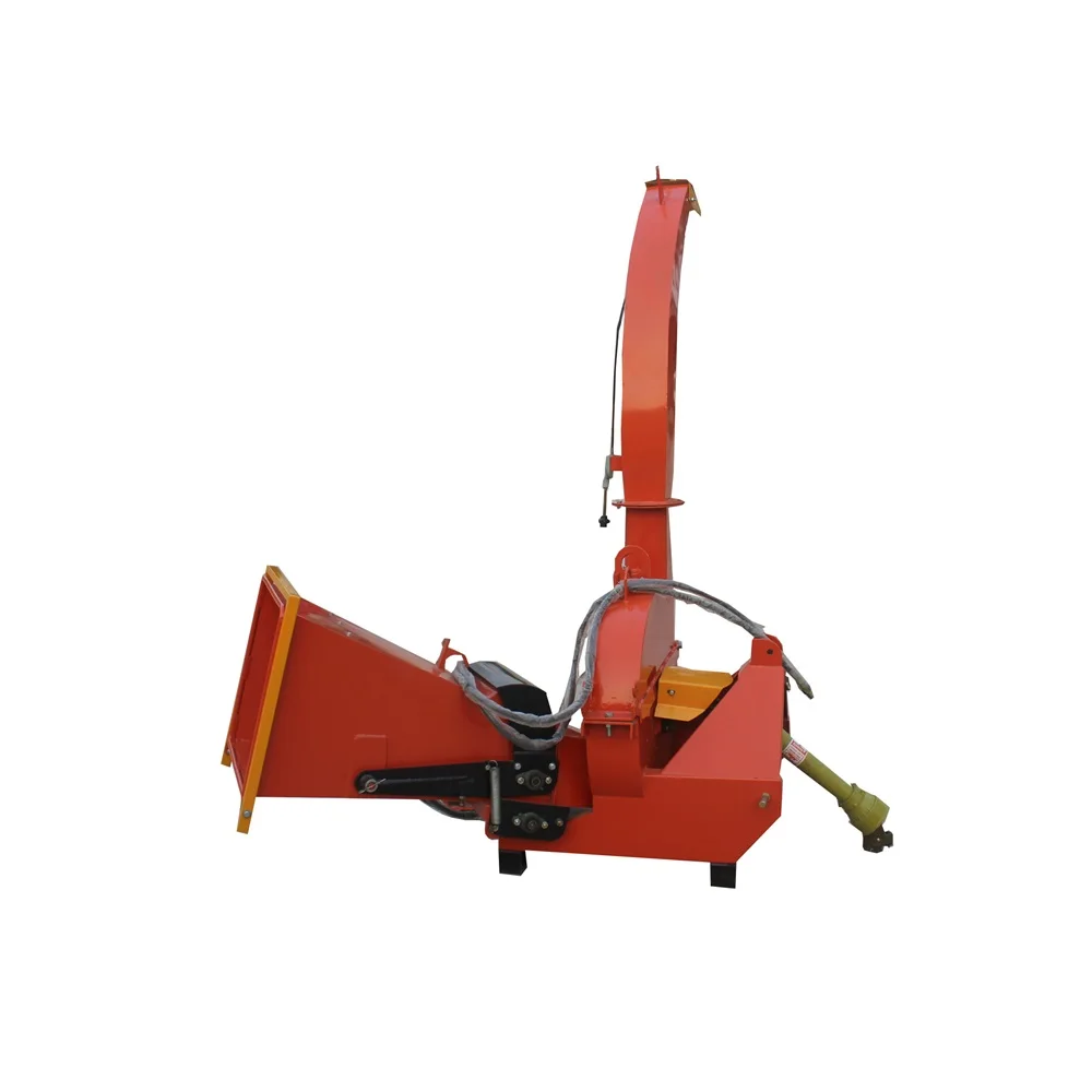 Commercial High Power Wood Chipper Machine with PTO Shaft Featuring Core Components Pump Gear Bearing Tractor Driven