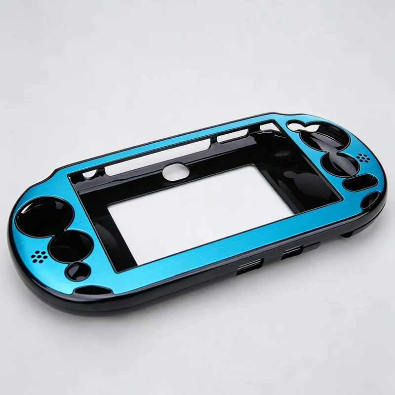 1PC For PS Vita PSV 2000 Aluminum Shell Case Protective Cover For PSV2000 PSV PCH-20 Plastic Metal Brushed Housing Game Part