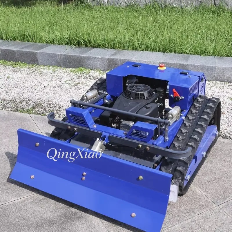 Durable Crawler Lawn Mowers Efficient Grass Trimming Excellent Terrain Adaptability Stable Effect For Large Scale Farm Weeding