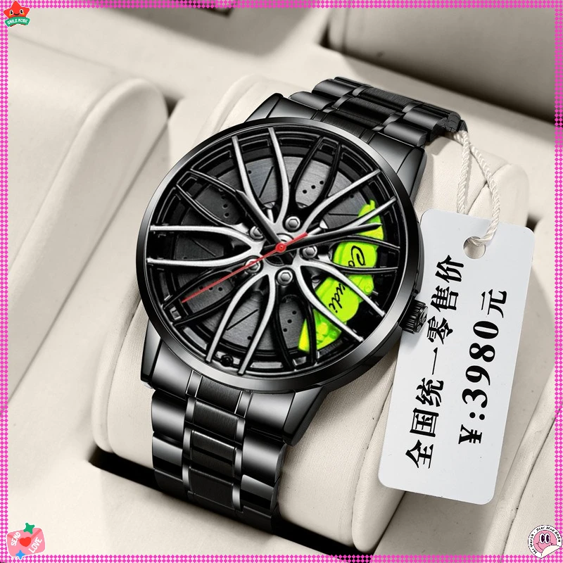 ساعة حركة أوتوماتيكية بالكامل للرجال محور عجلة السيارة المجوف مقاومة للماء ساعة غير ميكانيكية 2026 هدية متوسطة جديدة #2