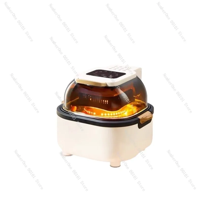 Household air fryer Low fat and less frying Electric oven Visual multifunctional electric fryer