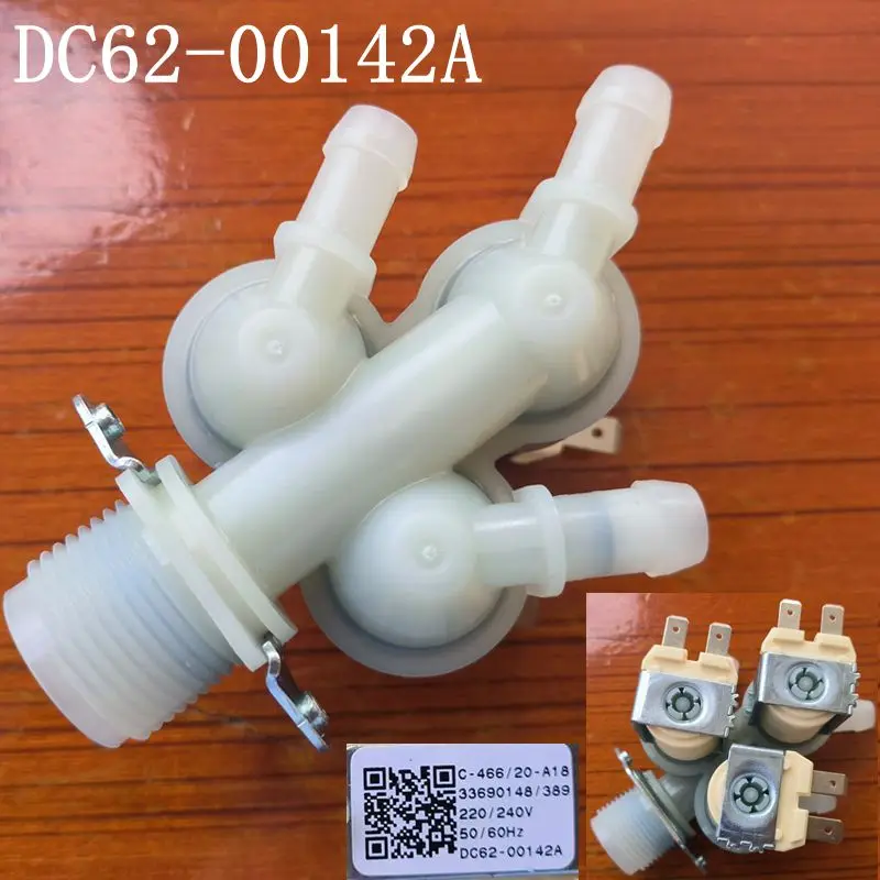 Water Inlet Solenoid Valve For Samsung Washing Machine Water Inlet Valve parts  DC62-00142A AC220V