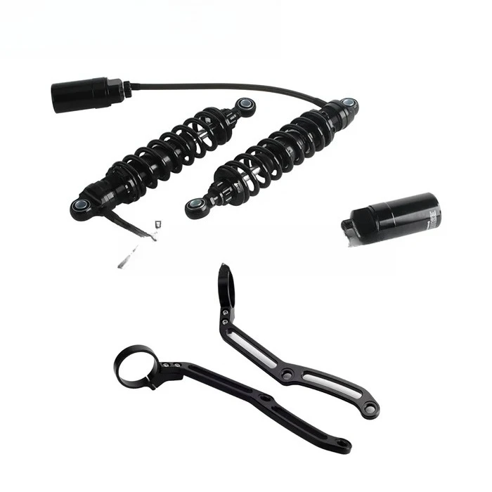 

Motorcycle Suspension Shock Absorber Rear Shocks Motorbike Damper Compression Adjust Accessories Fit for Harley Touring Models