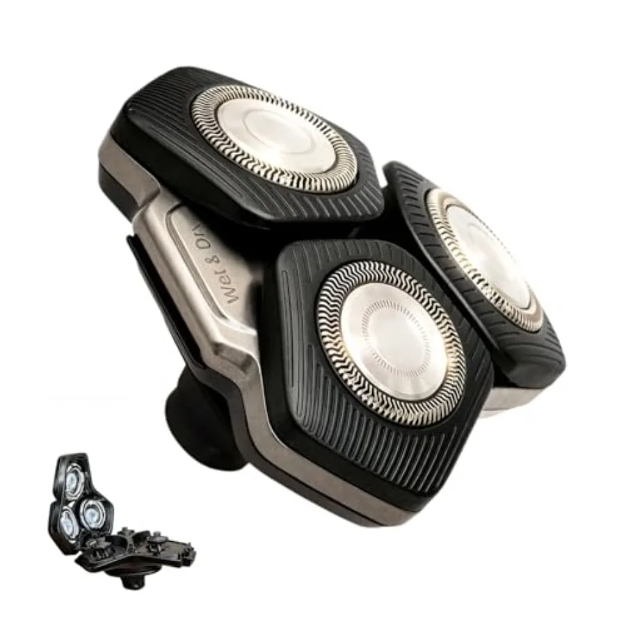 

Upgraded SH71 Complete Shaver Head Replacement, Full Rotary Unit with Integrated Base Compatible with Philips Norelco 7000/S550
