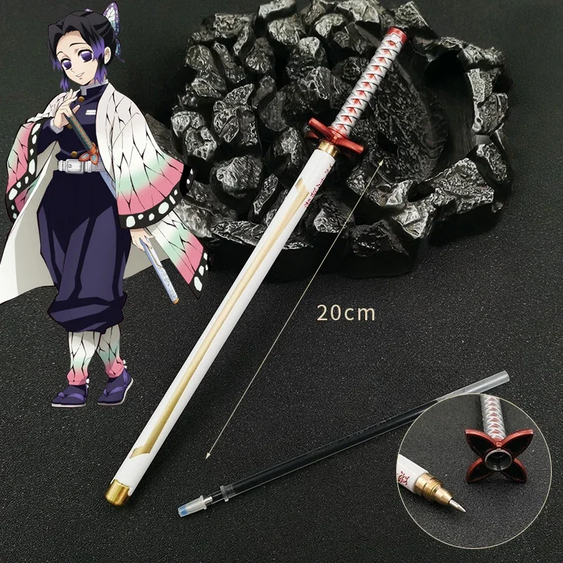 Japan Anime Demon Model Gel Pen Zwart Refill Cosplay Prop Kid Student Gift SlayerWapen Zwaard