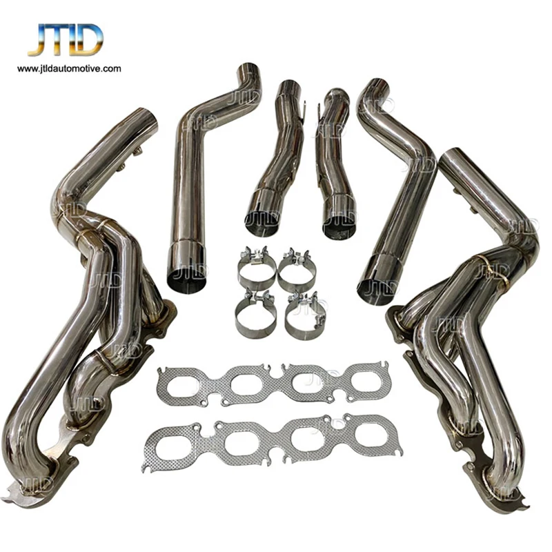 

High Quality Auto Part 304 Stainless Steel Exhaust Header Manifold For Mercedes Benz W204 C63 V8 M156 6.3L