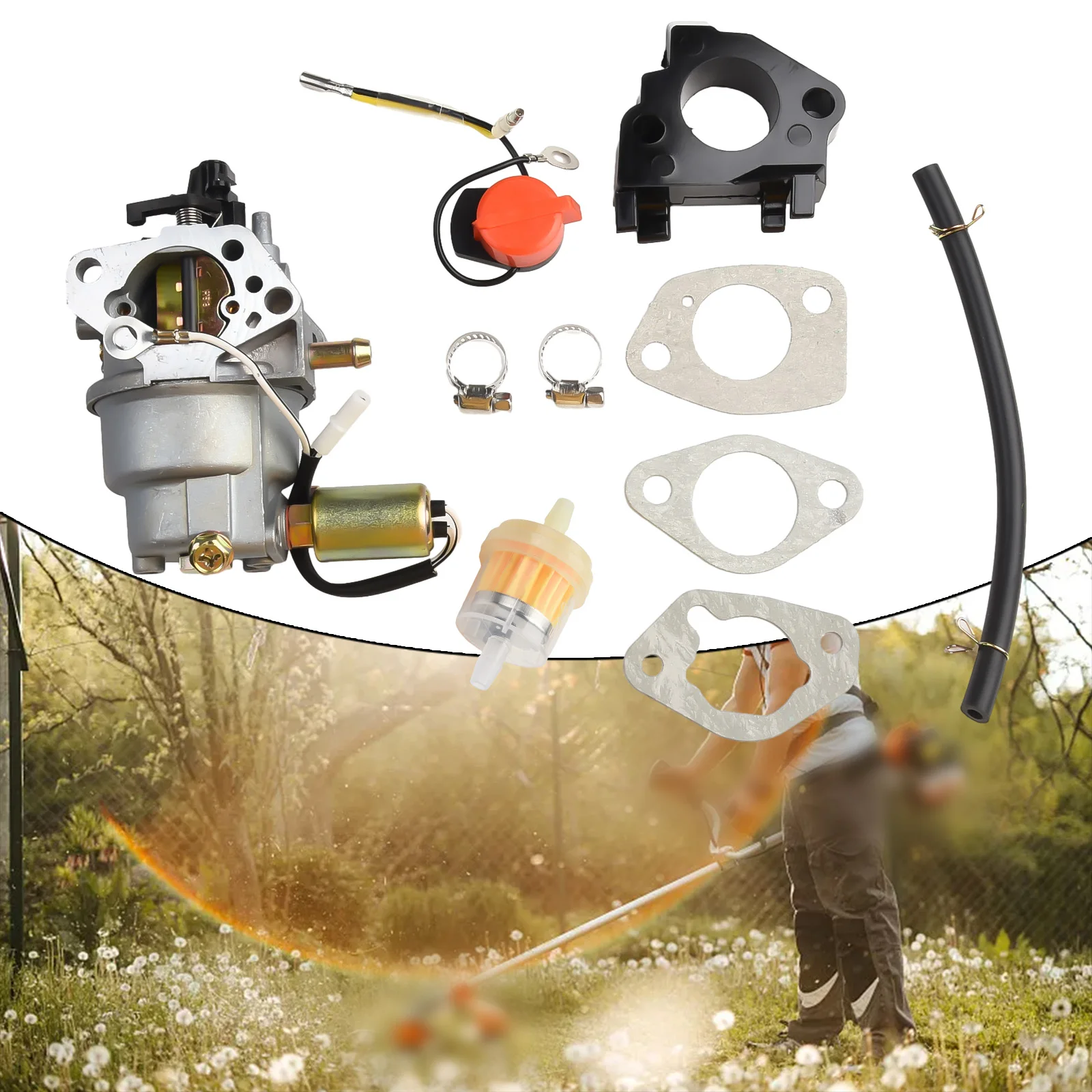 

Запасной карбюратор для трактора Troy-Bilt LT42, совместимый с двигателями 4X90HU, 4X90HUA, 547CC.