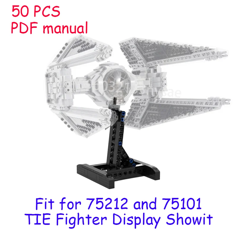 MOC Display Stand geschikt voor 75105 75155 75156 75192 75212 75243 75244 75249 75256 75257 75273 75292 75300 75301 Model Speelgoed Tonen