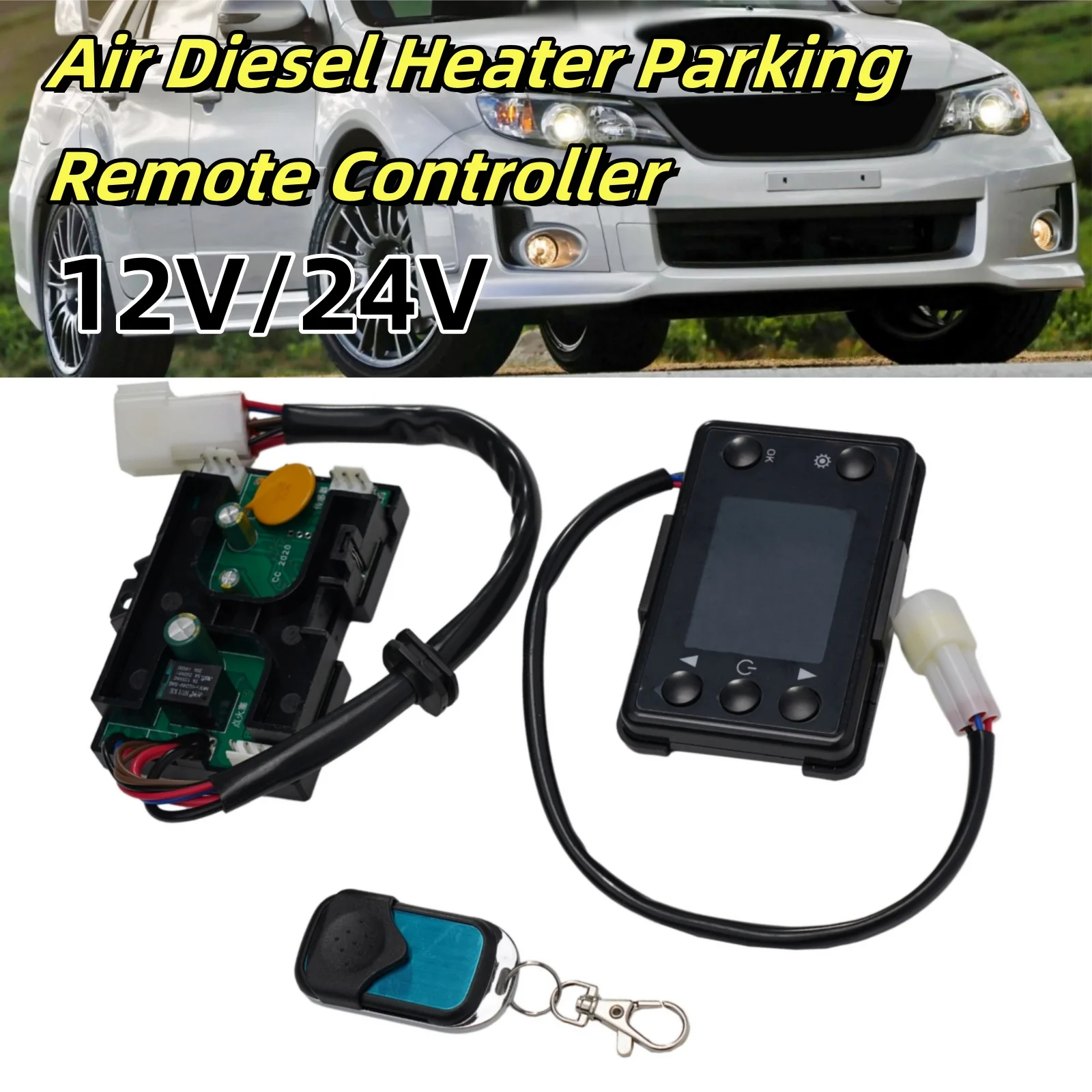 LCD Switch Remote Mother Board Air Diesel Heater Parking Remote Controller For 3KW 5KW 8KW Air Diesel Parking Heater 12V