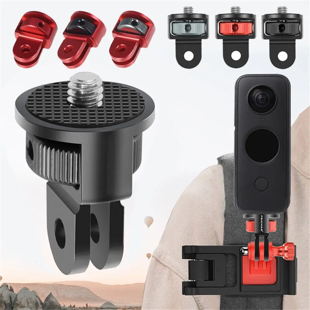 Camera Accessories 1/4 inch Screw Adjustable Support Tripod Adapter Mount Holder For Gopro 10 9 Insta360 One X2 DJI Action 2