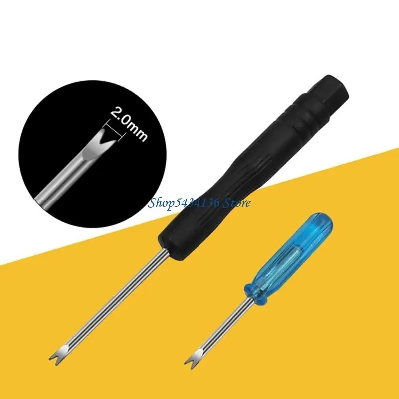 H7Ed Portable Quick Quick Bar Spring Bar Watch Tool Watch Repair for Watch Strap Plastic Handle & Steel Blade-