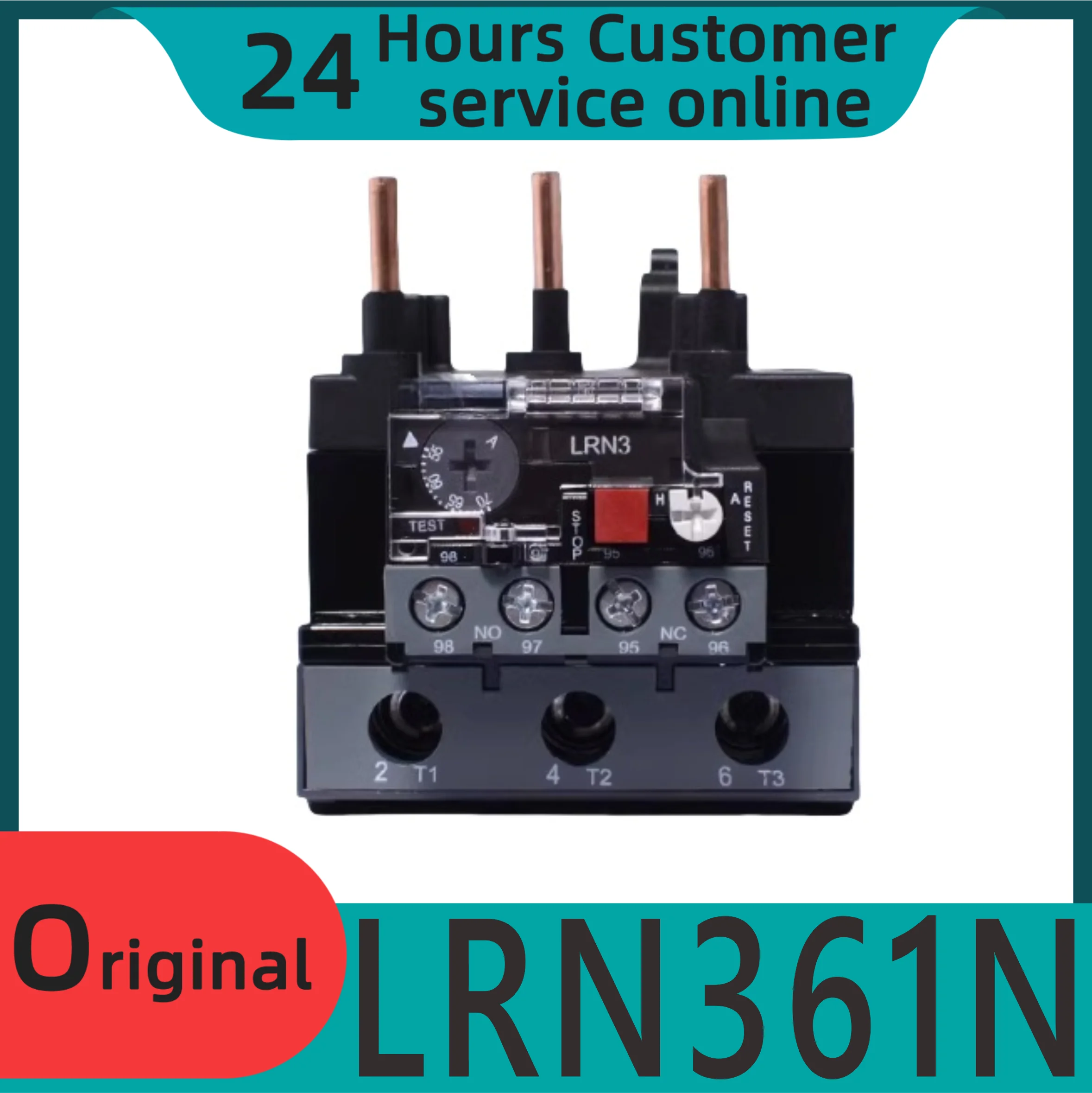 

New original thermal overload relay LRN361N 55-70A replaces LRE361N