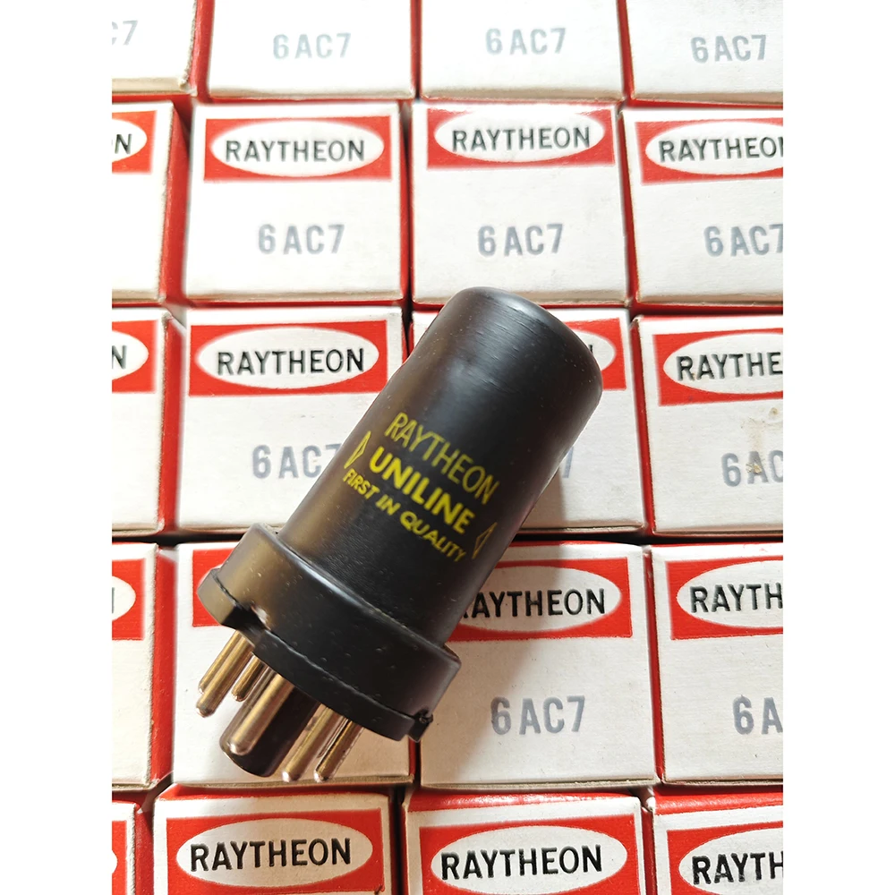 RAYTHEON 6AC7 tube replaces 6*4 6J4P 6*4C VT112 and provides matching for vacuum tube amplifier headphone amplifier