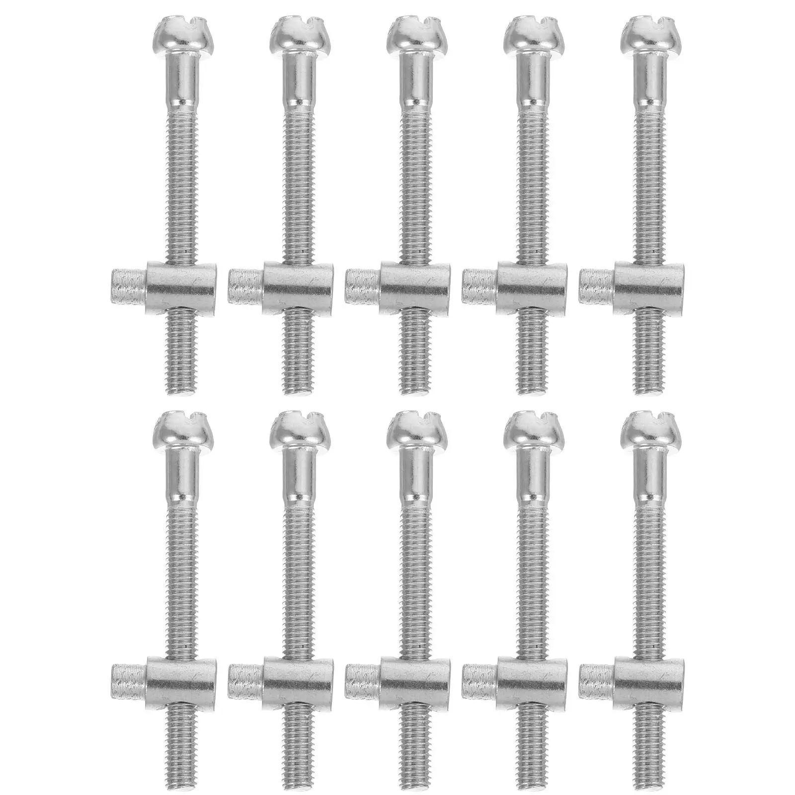 10Pcs Chainsaw Tension Screws Adjuster Tool Slide Bar Chain Tensioner Rails Repair Carburetor Compatibility Stability Easy Use