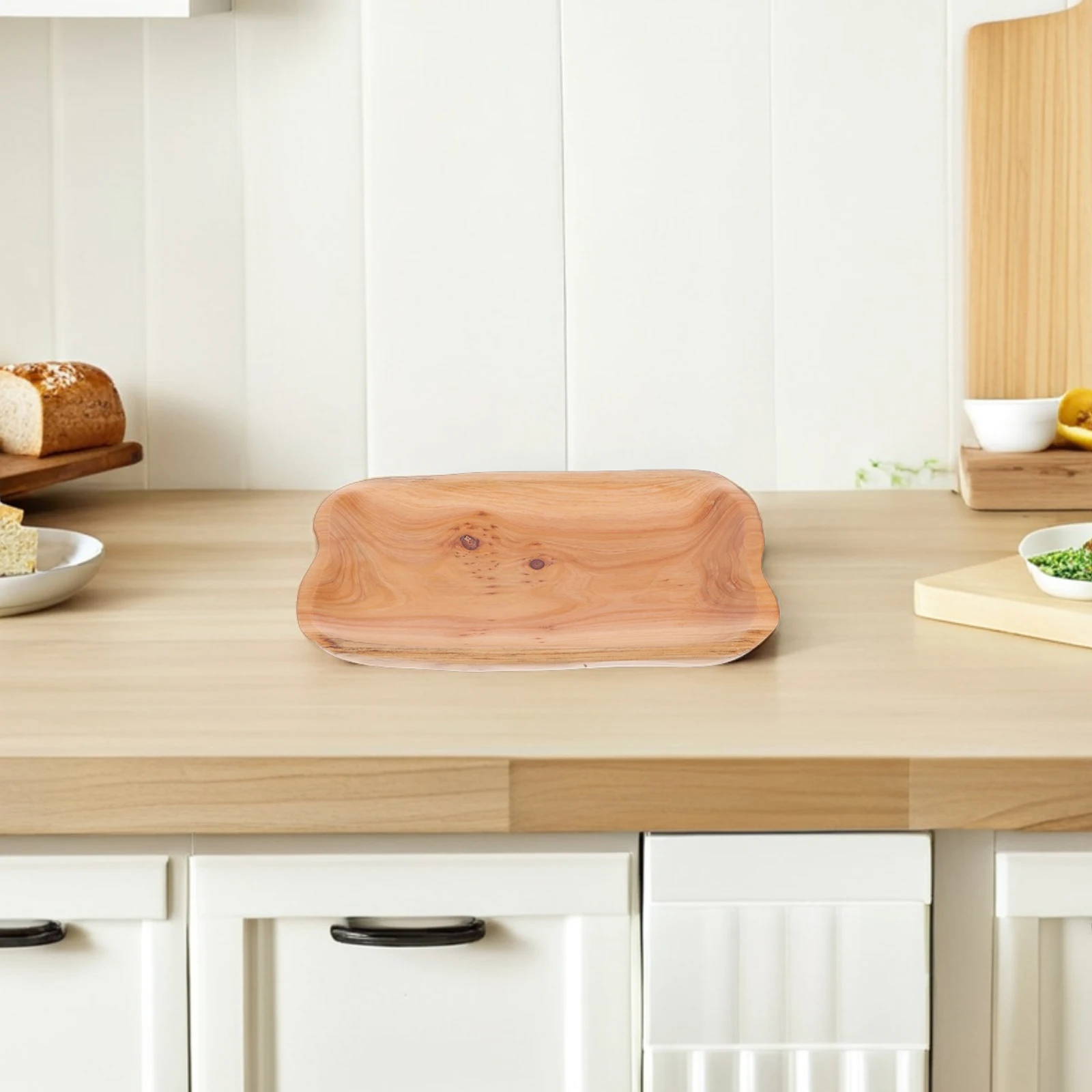 

Solid Wood Fruit Plate Wooden Jewelry Tray Rectangular Dried Trays for Food Table