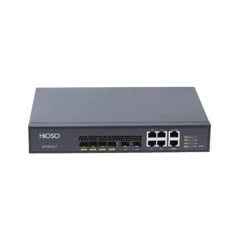 HA7304VXD-ADC Without PON Modules 4PON EPON OLT Mini FTTH  Type 10G+ SFP LAN Uplink Fiber Optic Equipment FTTx 4 Ports