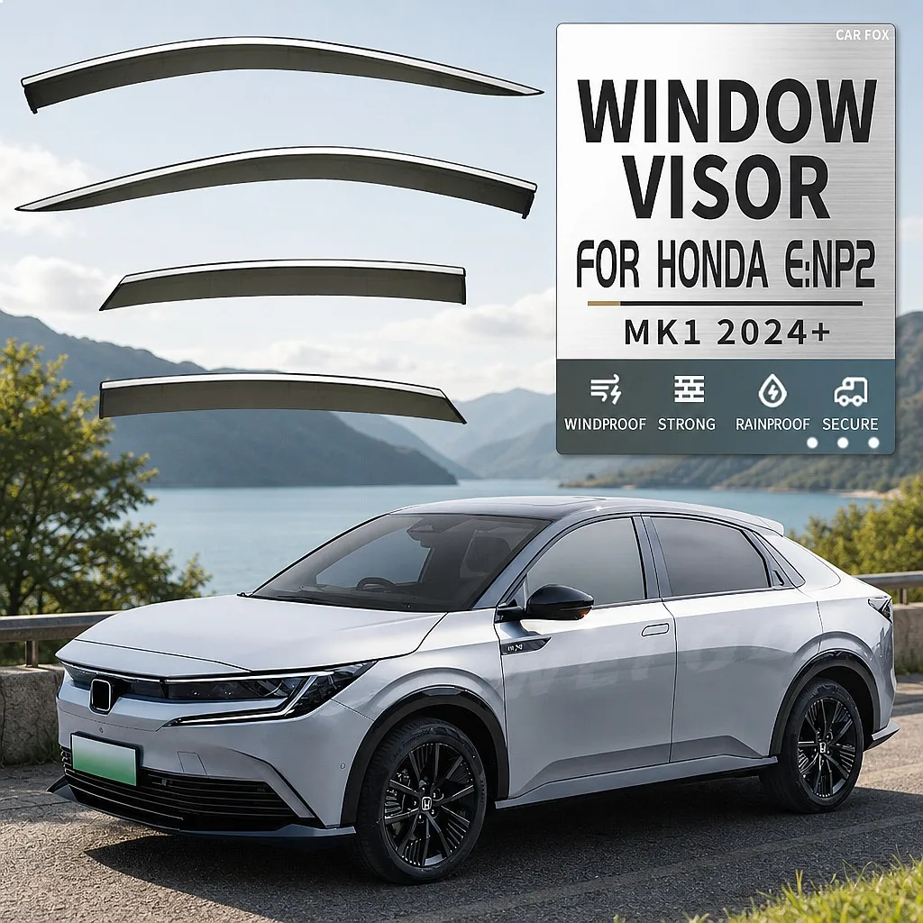 

For Honda eNP2 2024+ Car Window Visor Rain Sun Shade Awning Windshield Side Shield Auto Accessories