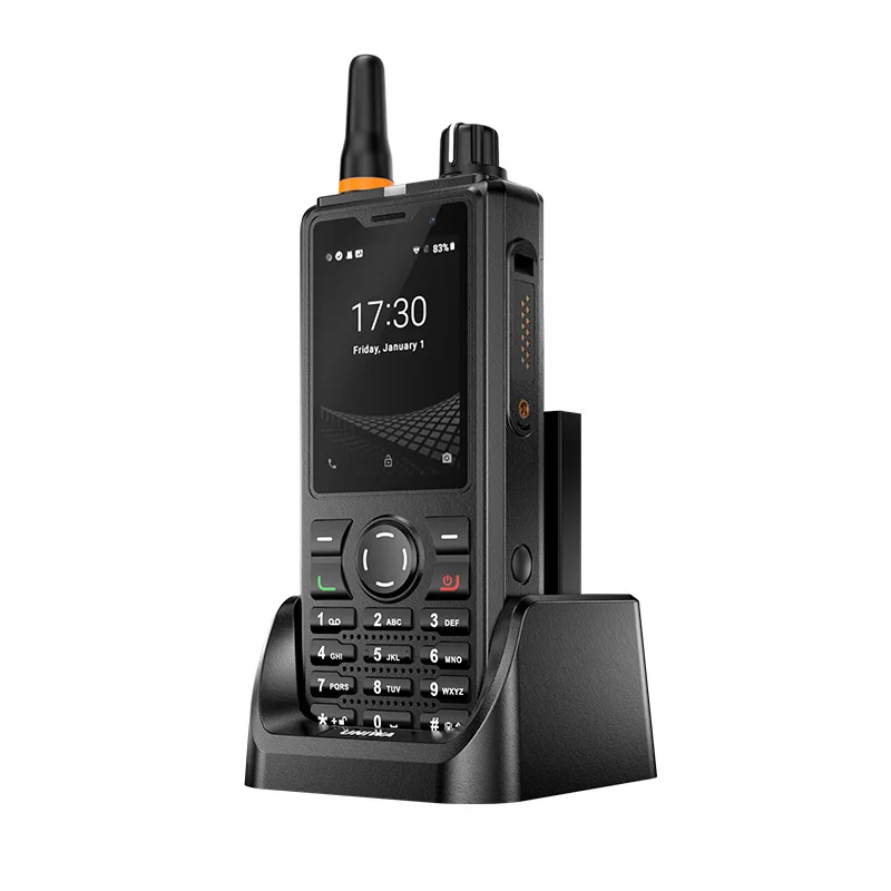 Global UNIWA F41 4G POC Walkie Talkie Zello Telefone robusto 2.4 "Tela sensível ao toque 1GB + 8GB Smartphone à prova d'água Android 8.1 4600mAh NFC