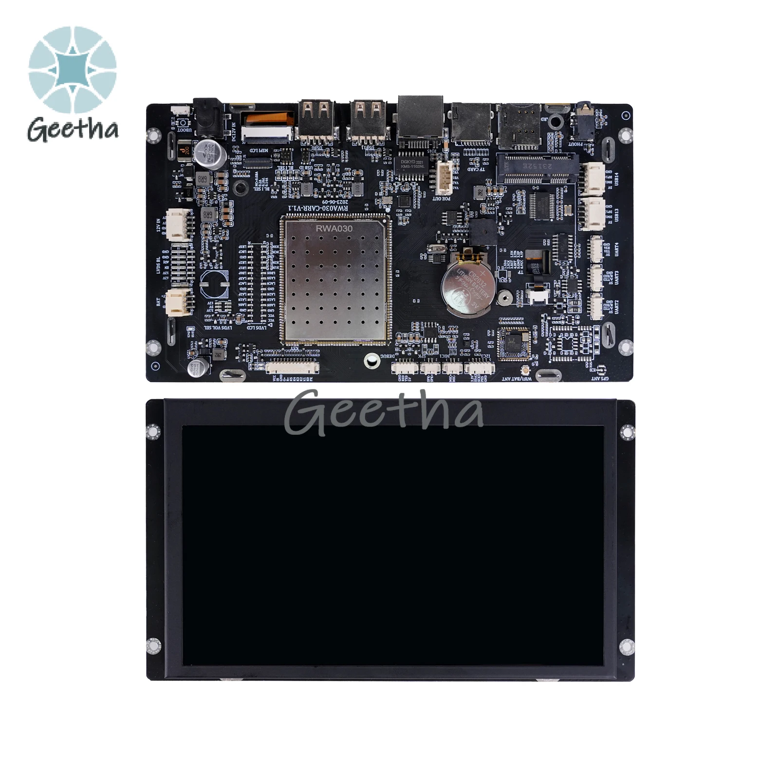 For A133 Core Board with 7 Inch LCD Embedded Linux Lvds Controller 1GB 8GB Full Function and Android Development Board