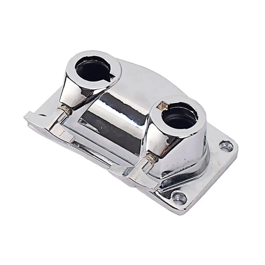 Braçadeira de montagem de suporte de tambor tom, base de suporte de címbalo, percussão, conjunto de tambor duplo, peças, acessórios, hardware leve