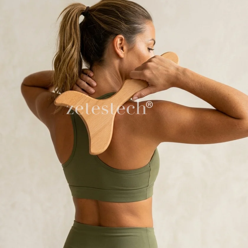 Set de 6 Herramientas de Maderoterapia para Masaje, Anticelulitis, Moldeamiento Corporal, Kit de Adelgazamiento para SPA y Uso Doméstico