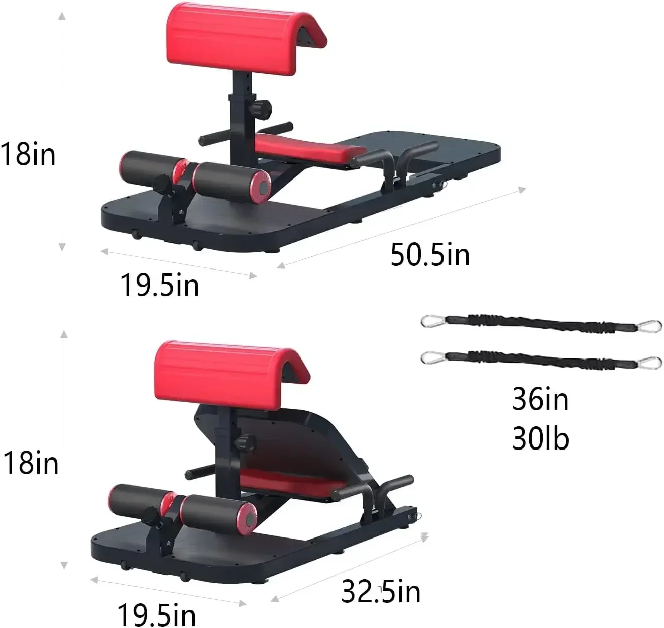HOT SALE Equipo De Fitness Multifuncional, Equipo Empuje Cadera, Push-up, Con Bandas Resistencia Extra Para Entrenamientocheap