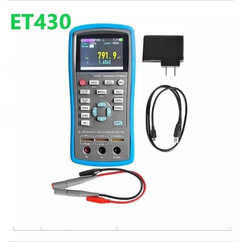 

LCR Digital Bridge Meter ET43 USB Handheld High Precision Capacitance Inductance Resistance Test Digital Display
