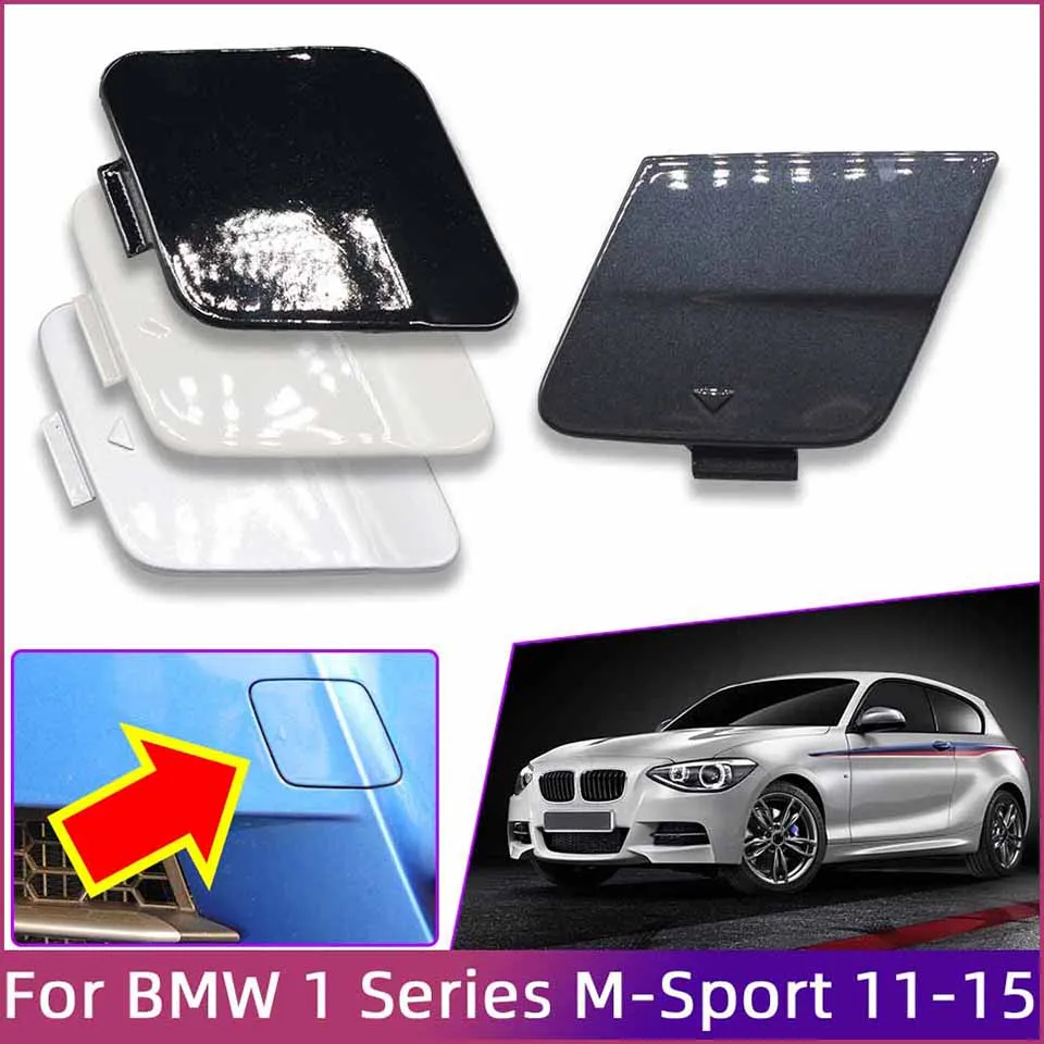 Bumper Towing Hook Cover Cap For BMW 1 Series F20 M-Sport 2011 2012 2013 2014 2015 Hauling Trailer Shell Bumper Decoration Lid