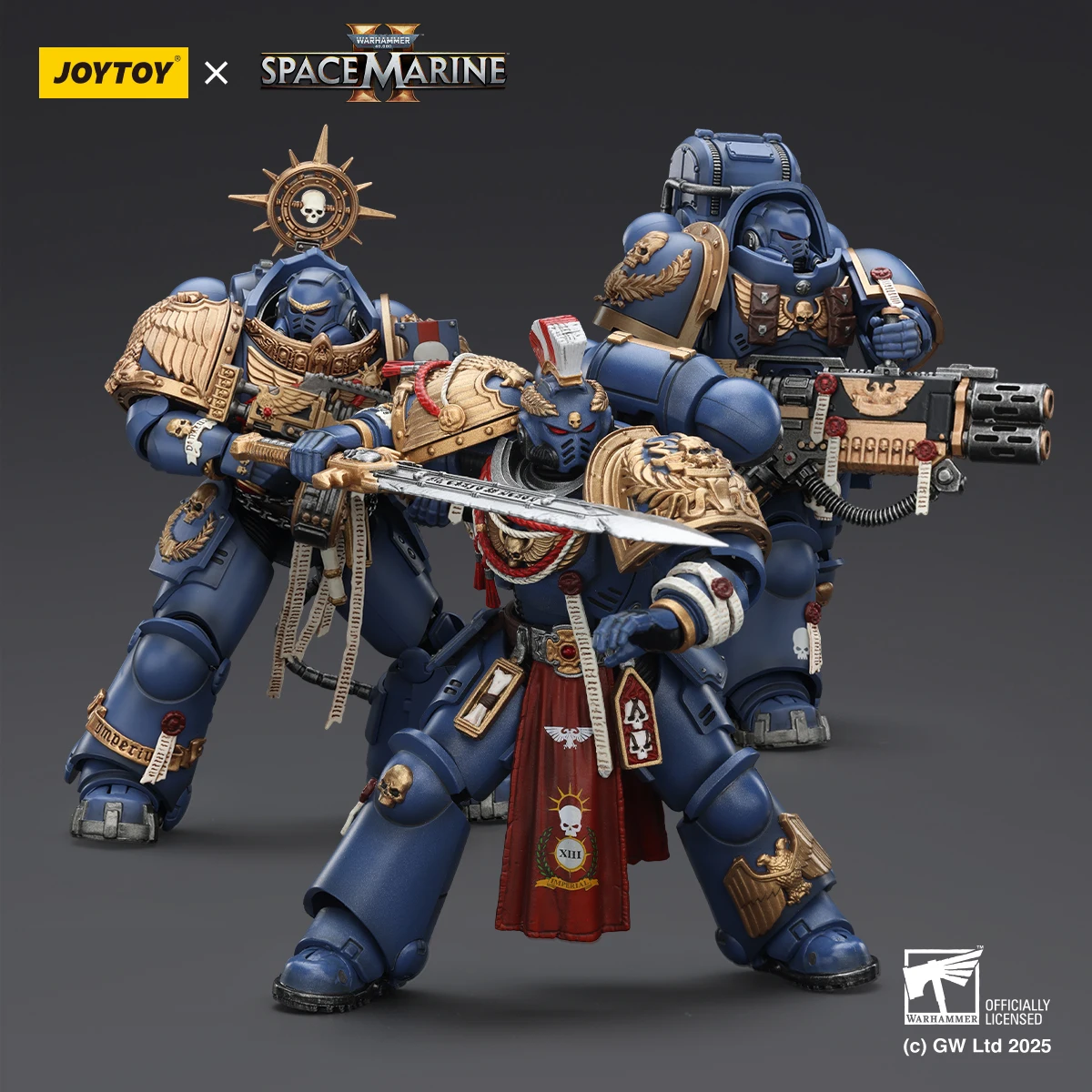 

JOYTOY Warhammer 40K 1/18 Ultramarines Heavy Relic Primus Armor Artificer Armor Relic Soldier Figurine Action Figure Model Toys