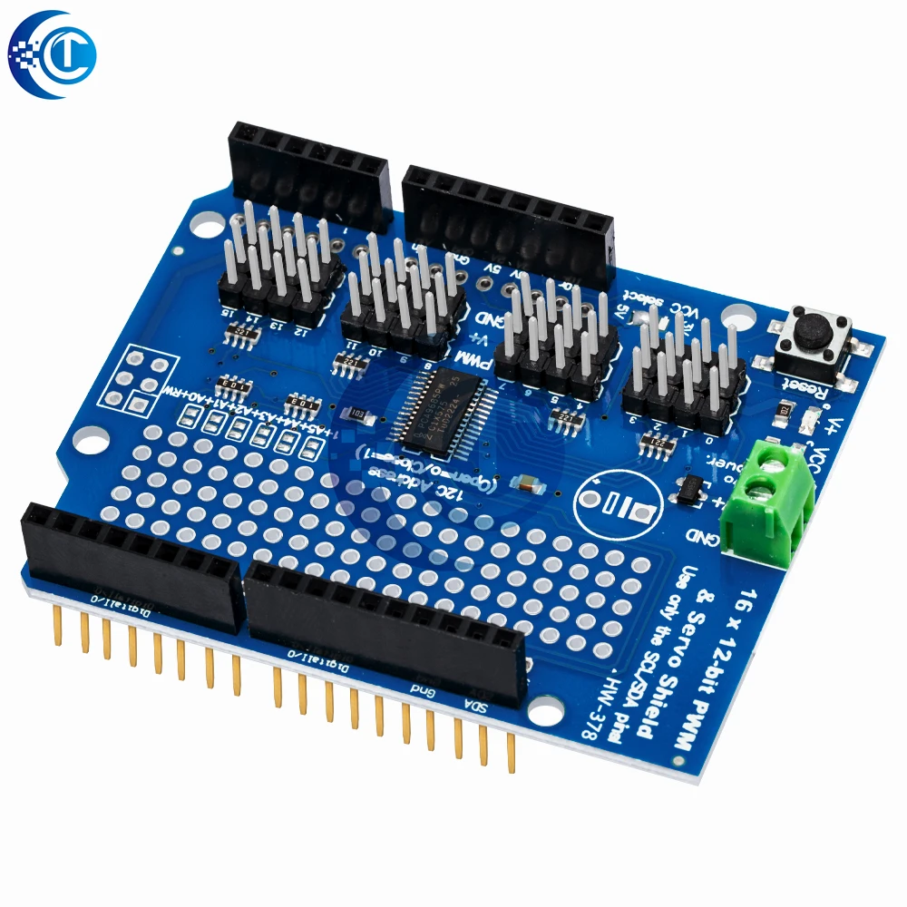 Motore/Stepper/Servo/schermo Robot per Arduino I2C v2 Kit con Driver PWM TOP