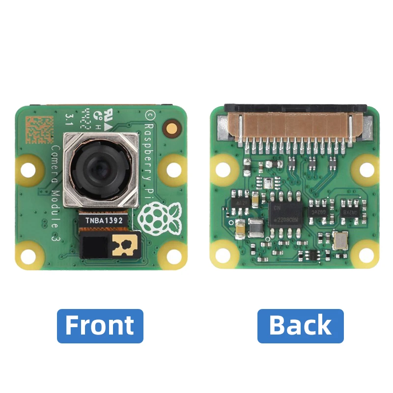 Imagem -04 - Oficial Raspberry pi Câmera Módulo 12mp Imx708 Sensor Foco Automático Snr Dpc Pdaf Opcional 75 ° 120 ° Noir Visão Noturna para pi 4b