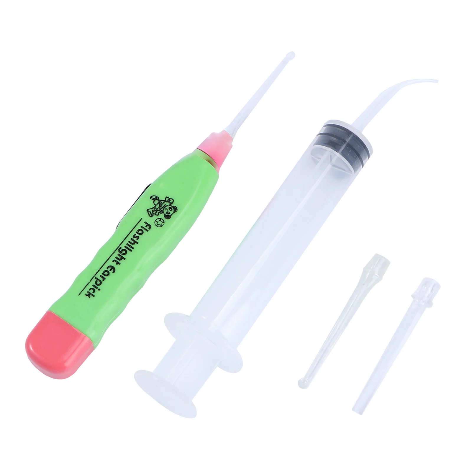 

Tonsil Stone Remover Tool Or Earwax Removal With Tips + Irrigator Cleaning Tool Irrigation Syringe(Random Color) Wash